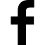 facebook logo black